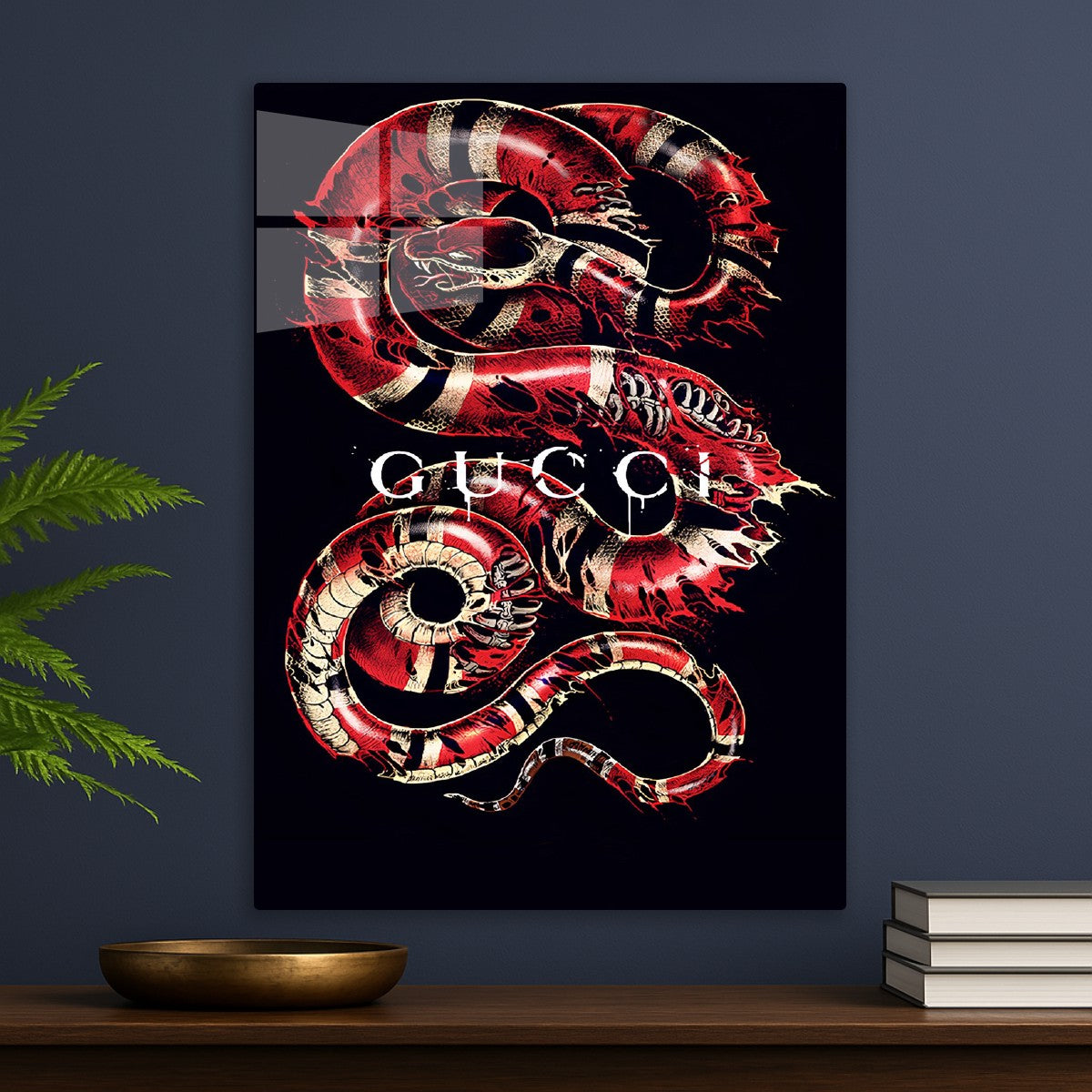 Red Snake Poster