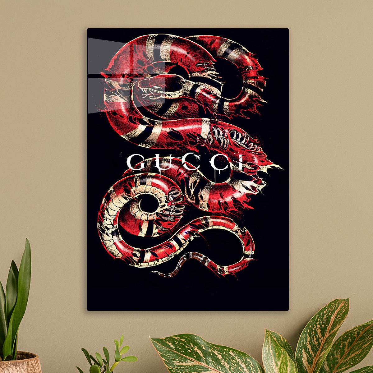 Red Snake Poster