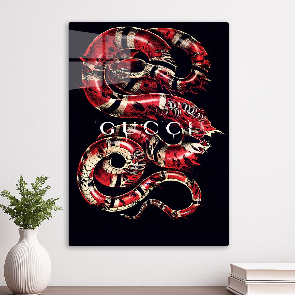 Red Snake Poster