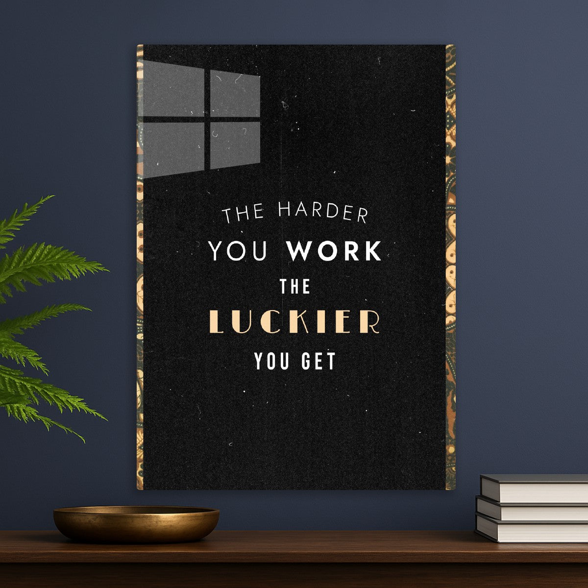 Hard Work Brings Luck