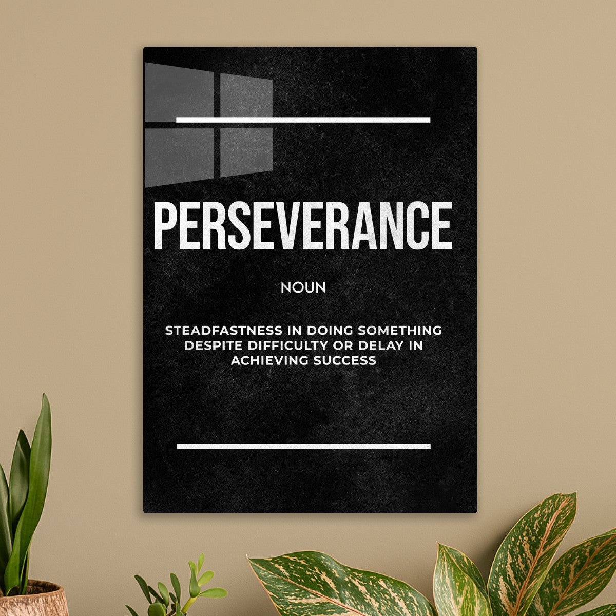 Perseverance Definition Poster