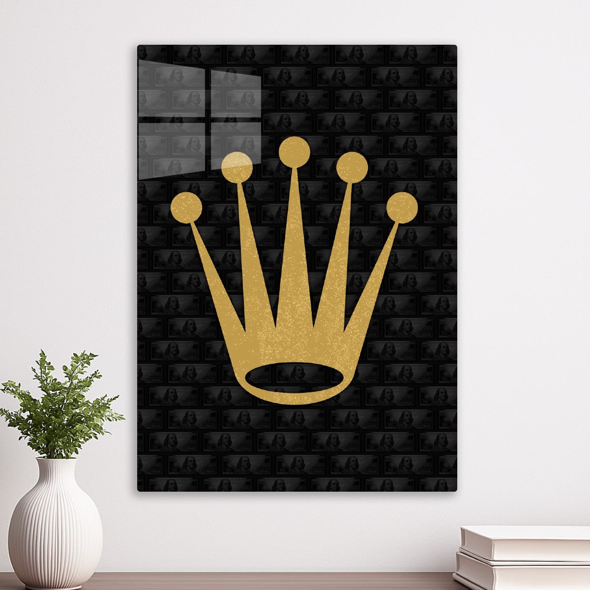 Golden Crown Money Art