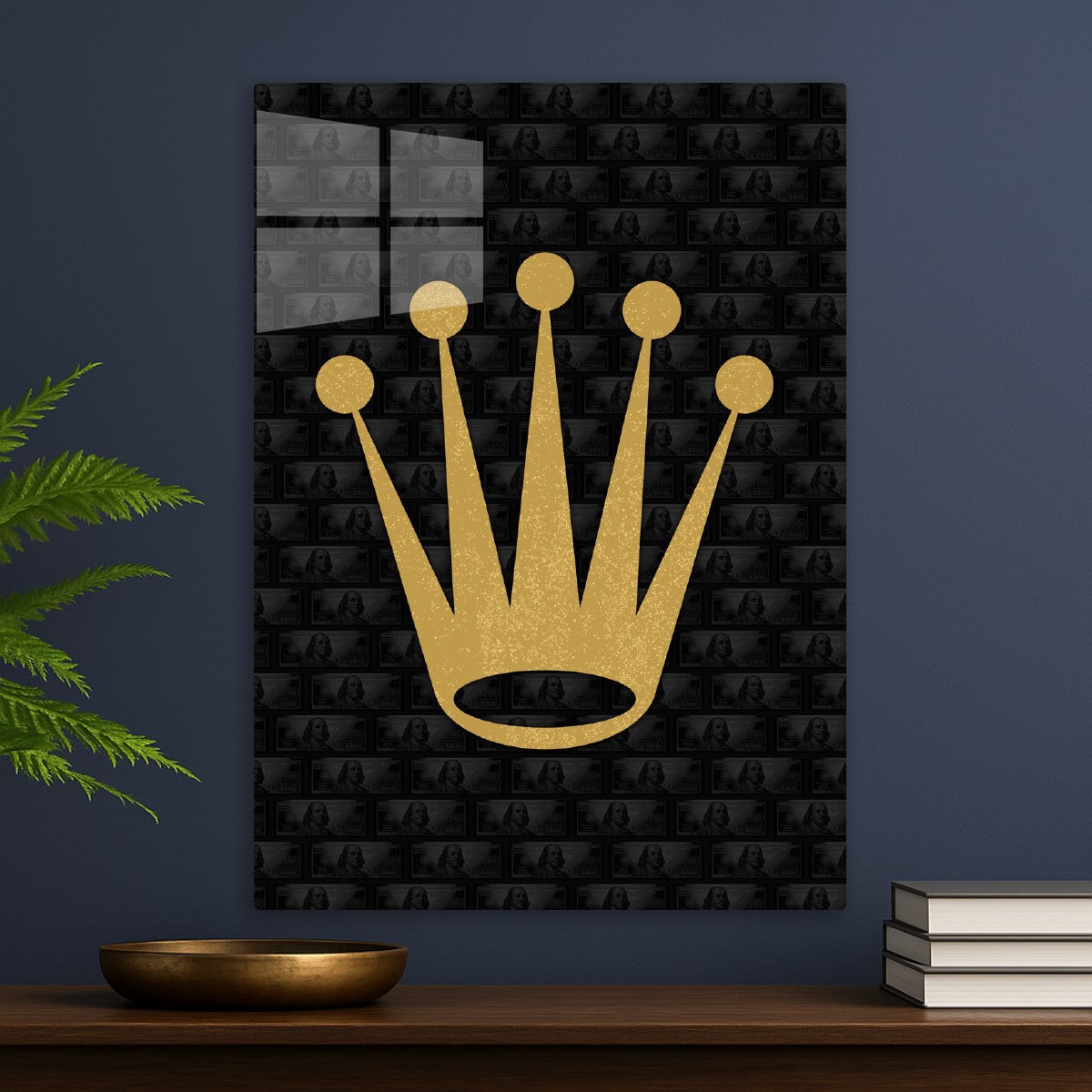 Golden Crown Money Art