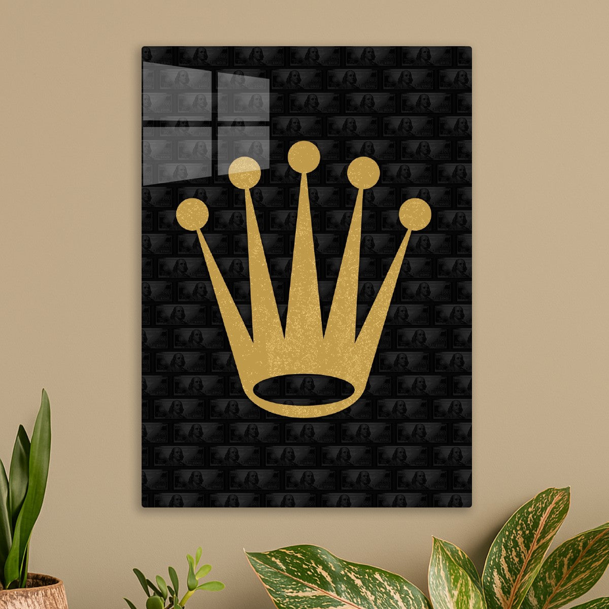 Golden Crown Money Art