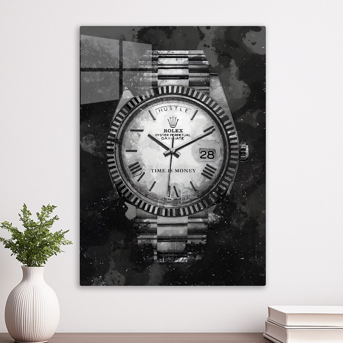 Time Is Money Rolex Art