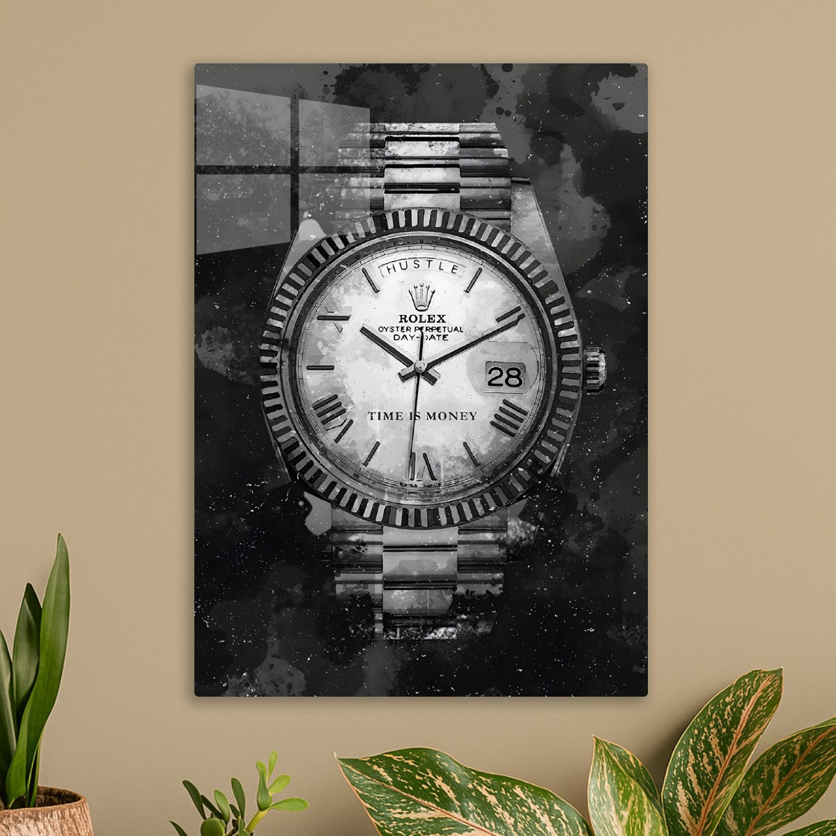 Time Is Money Rolex Art