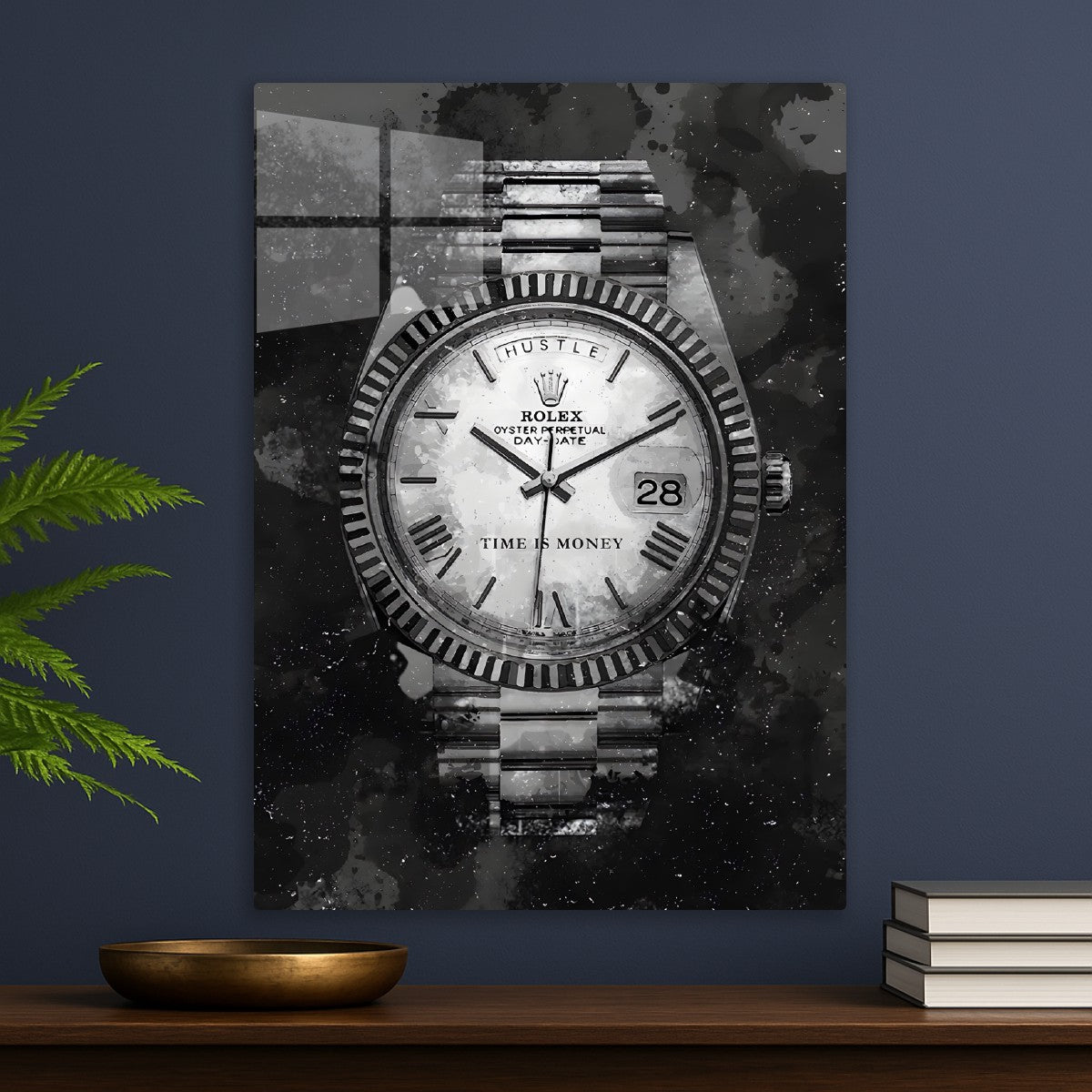 Time Is Money Rolex Art