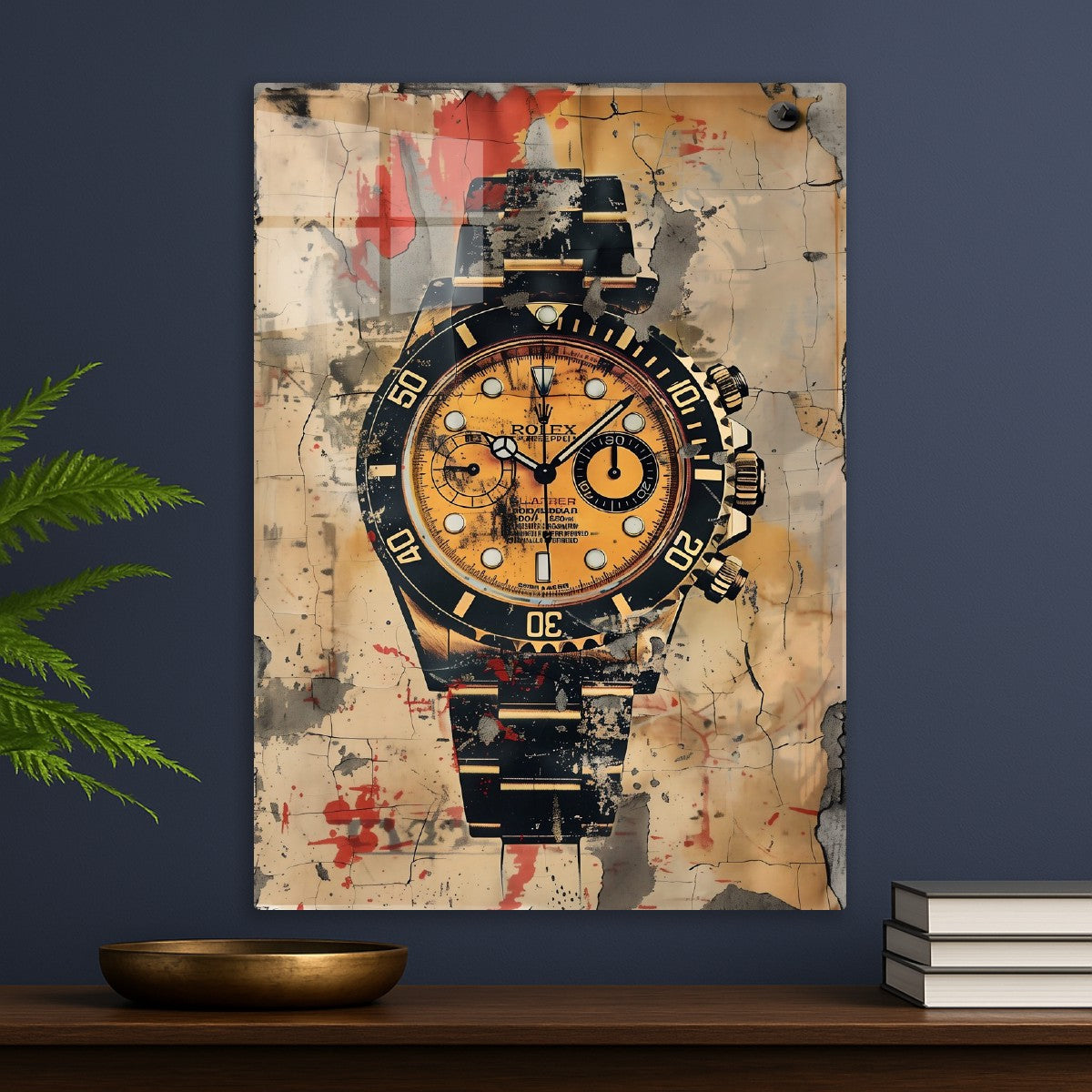 Distressed Rolex Daytona Art