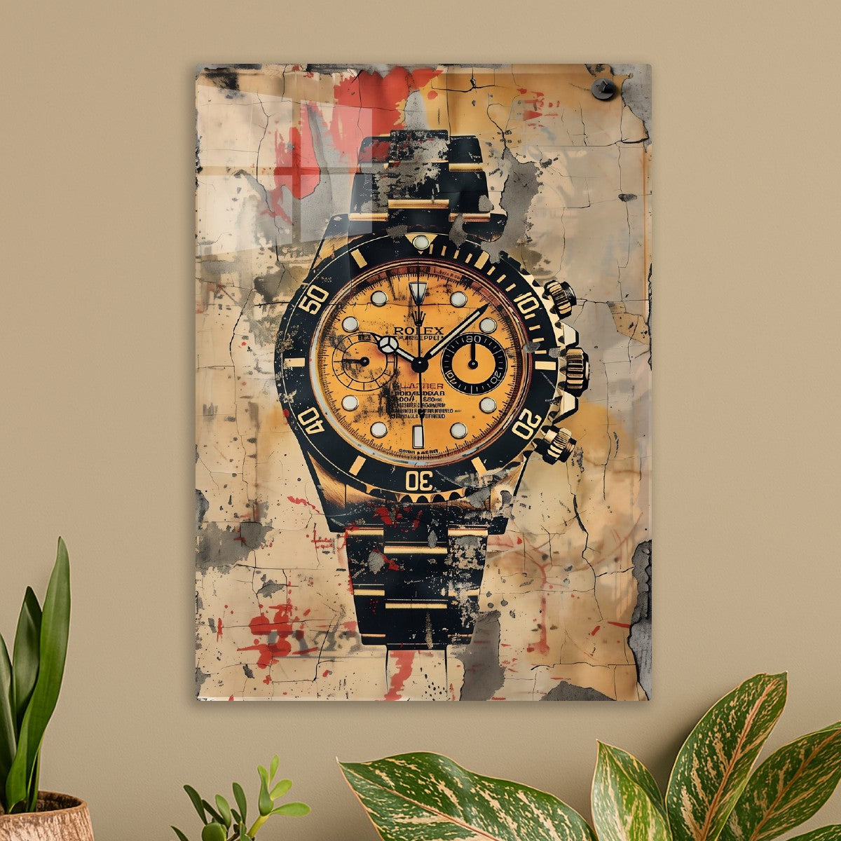 Distressed Rolex Daytona Art