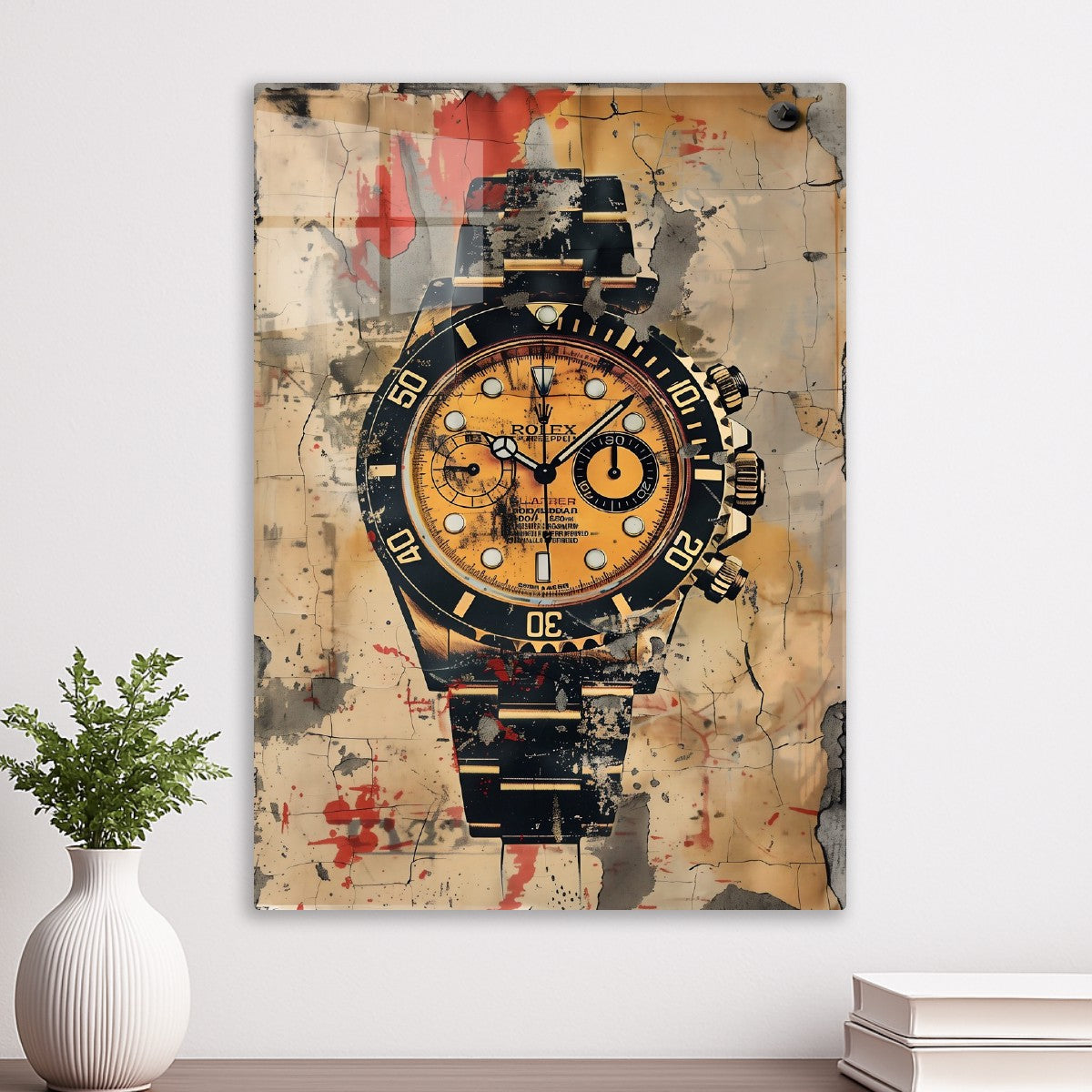 Distressed Rolex Daytona Art
