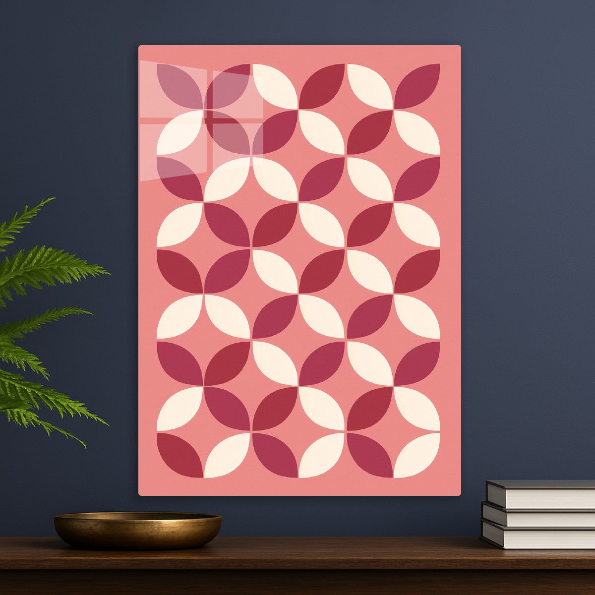 Retro Floral Pattern in Pink