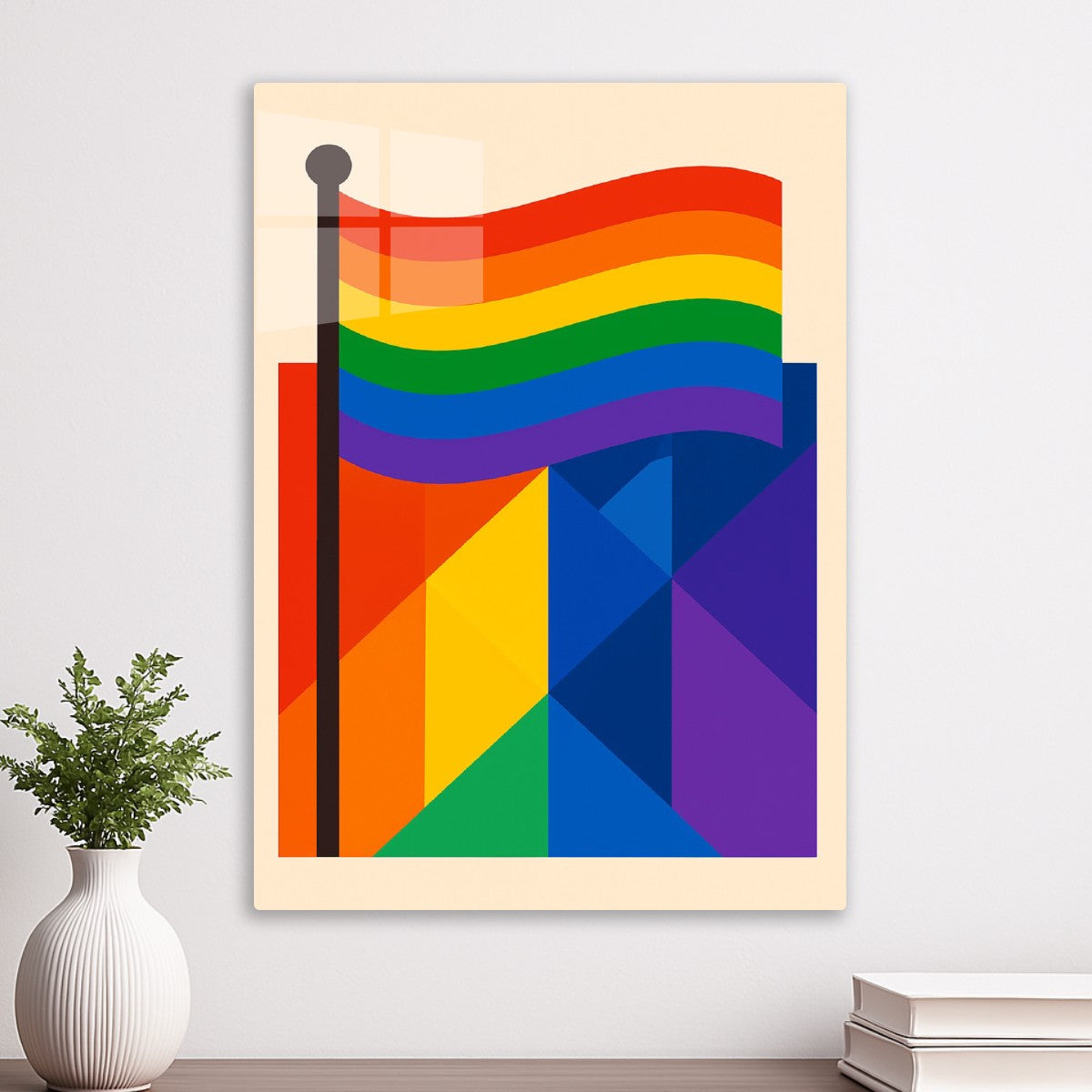 Pride Flags Geometric Pattern