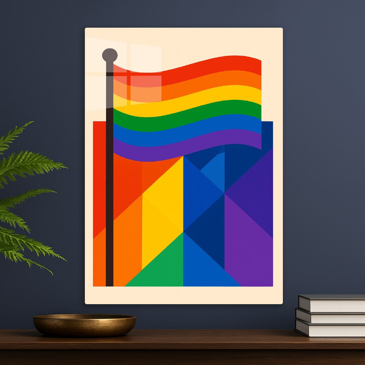 Pride Flags Geometric Pattern