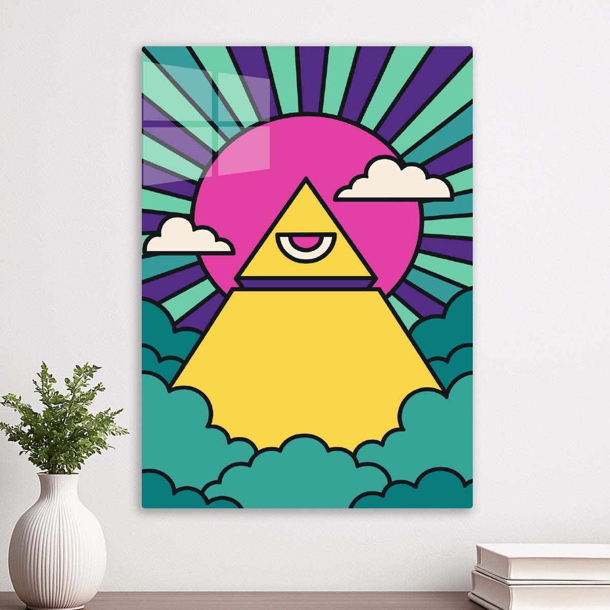 Psychedelic Pyramid Eye