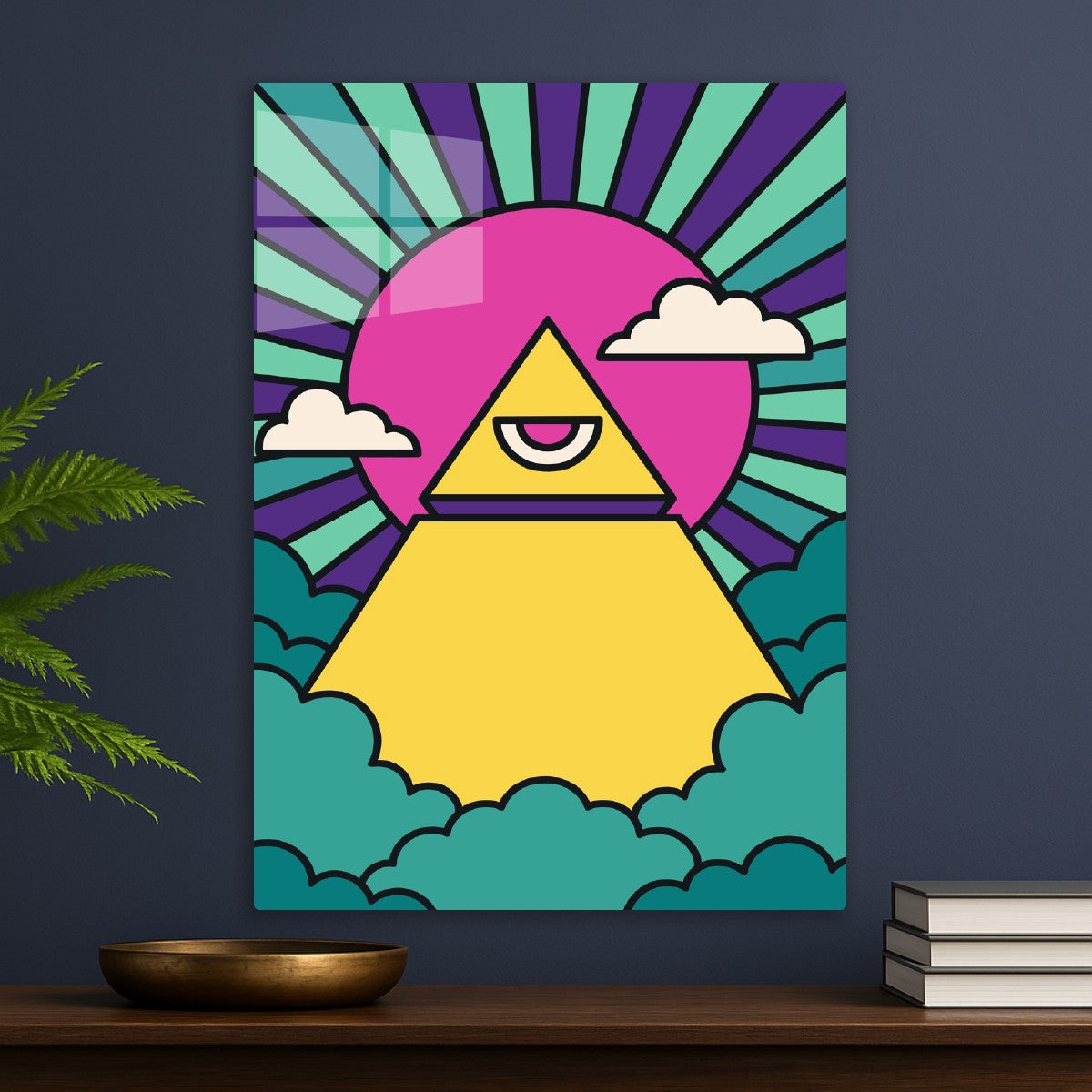 Psychedelic Pyramid Eye