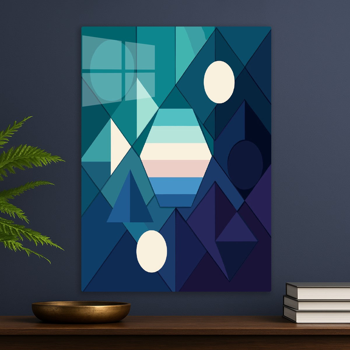 Abstract Interconnected Shapes