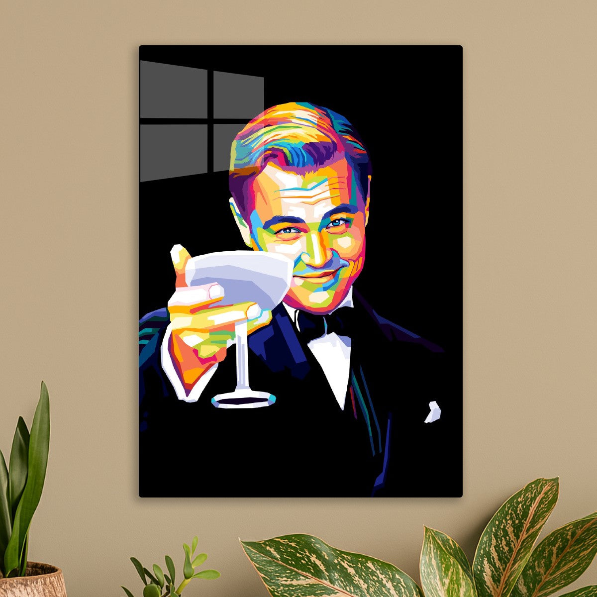 Dicaprio Cheers Meme Wpap Art