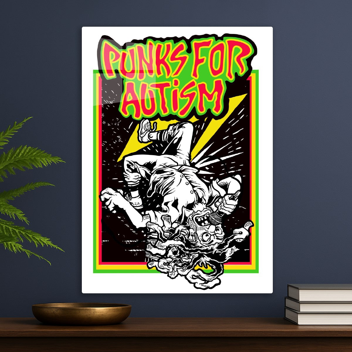 Punks for Autism Graphic Art