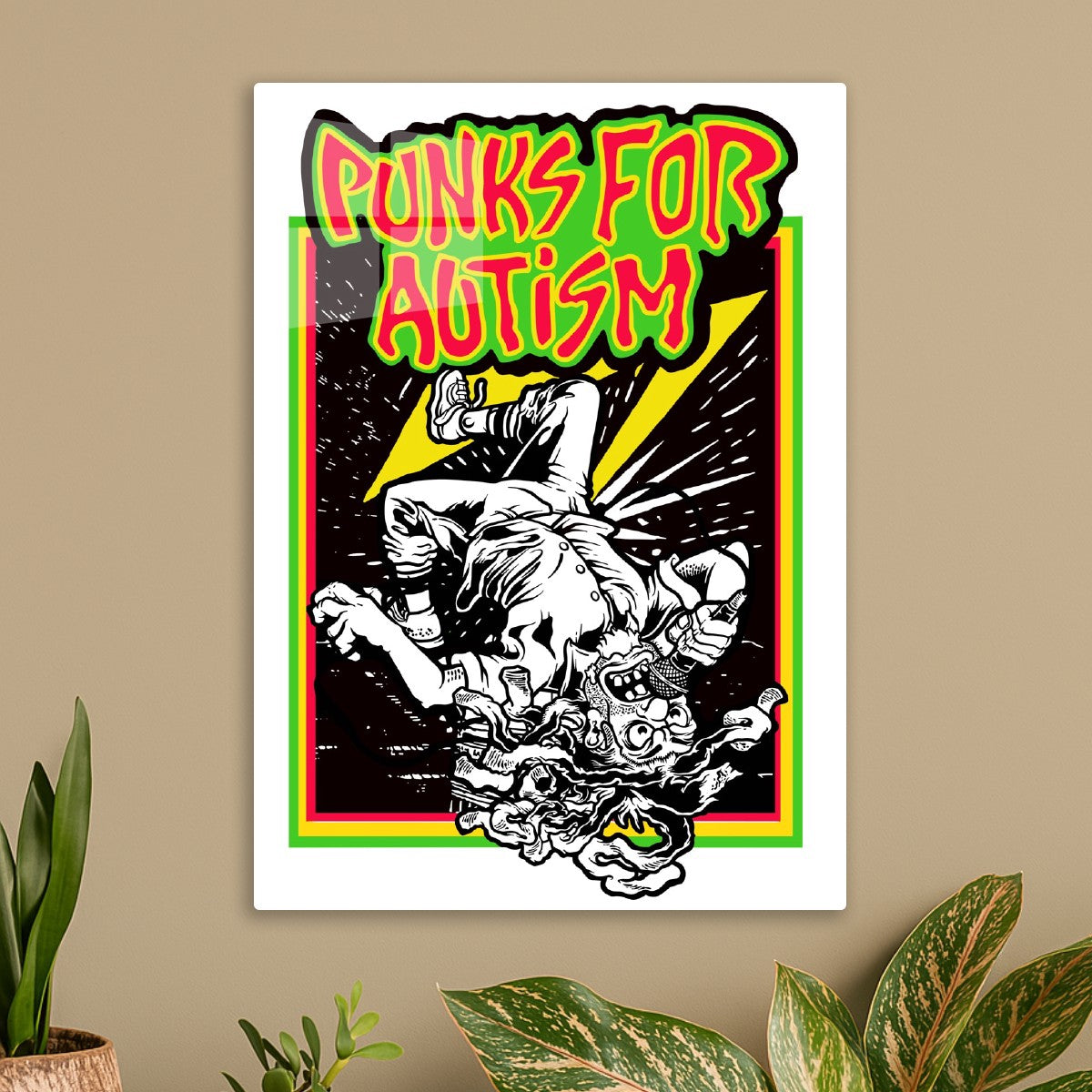 Punks for Autism Graphic Art