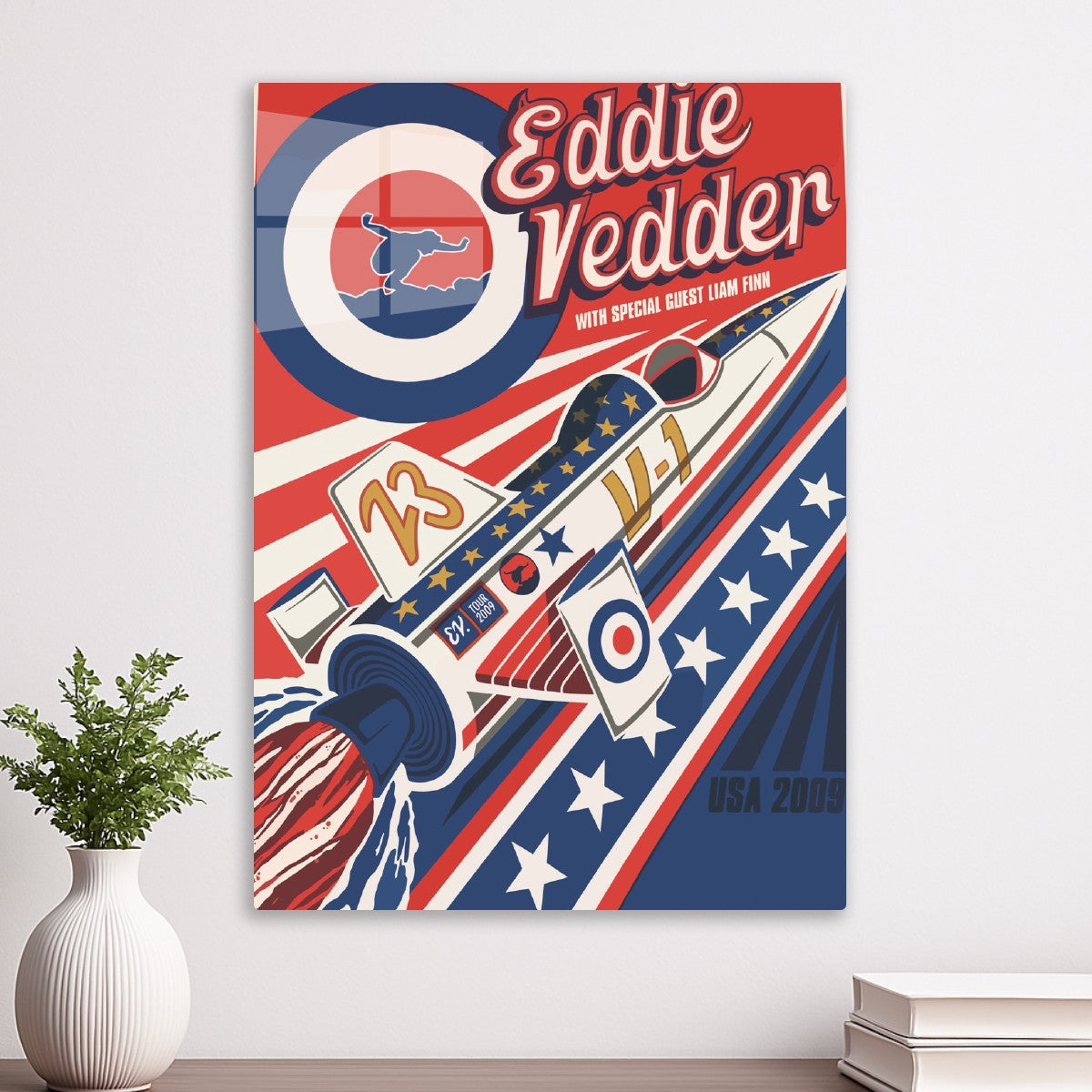 Eddie Vedder USA 2009 Tour Pos