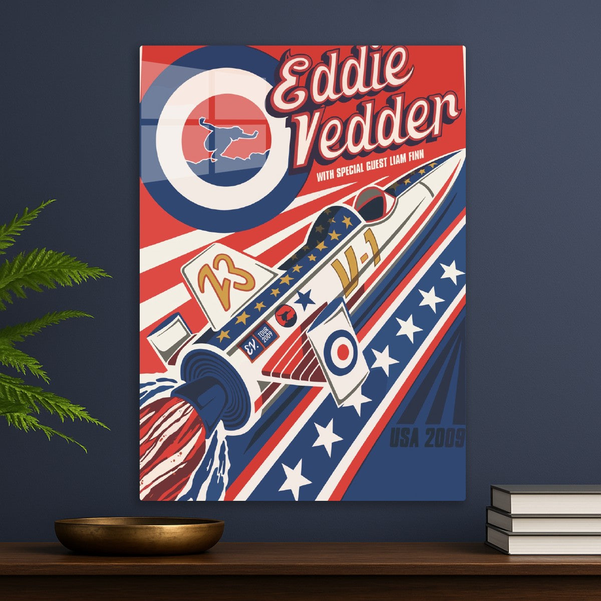 Eddie Vedder USA 2009 Tour Pos