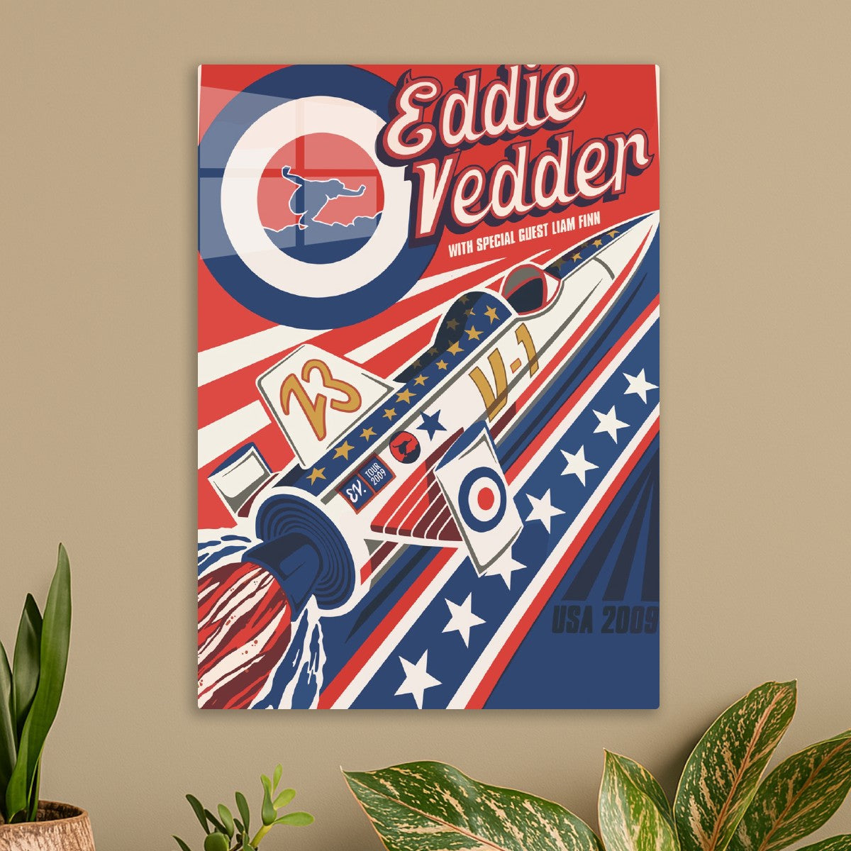 Eddie Vedder USA 2009 Tour Pos