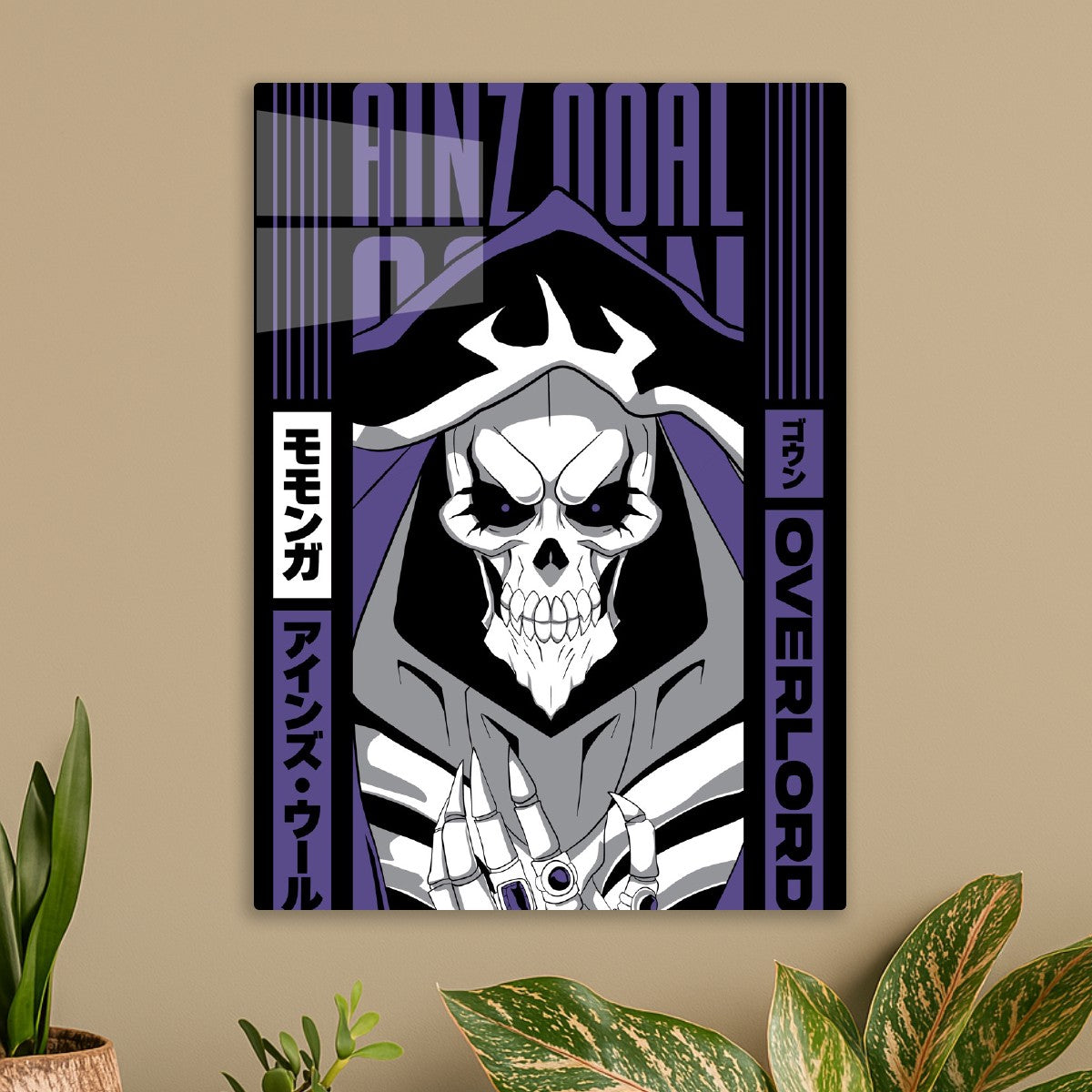 Ainz Ooal Gown Skull Art