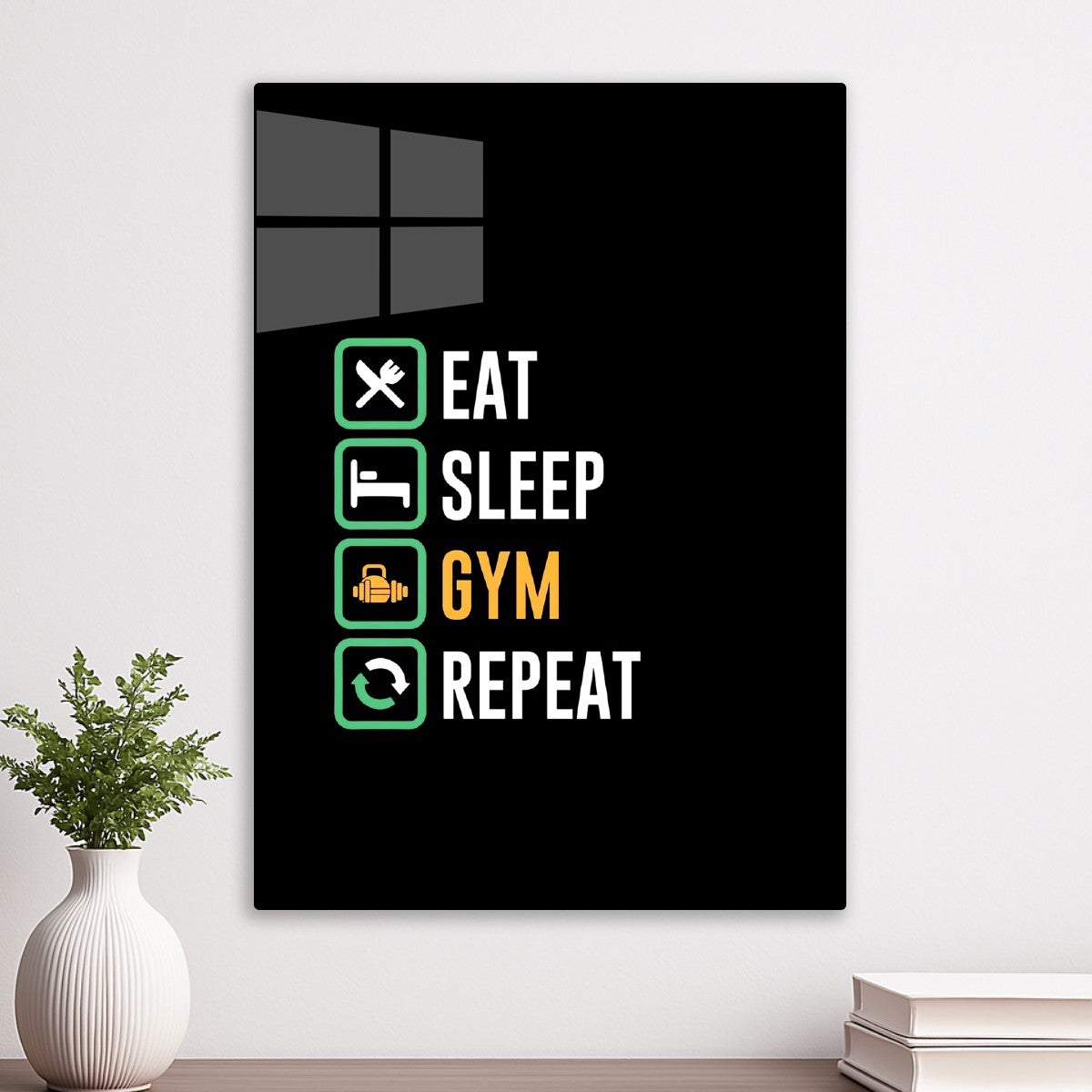 eat sleep gym repeat
