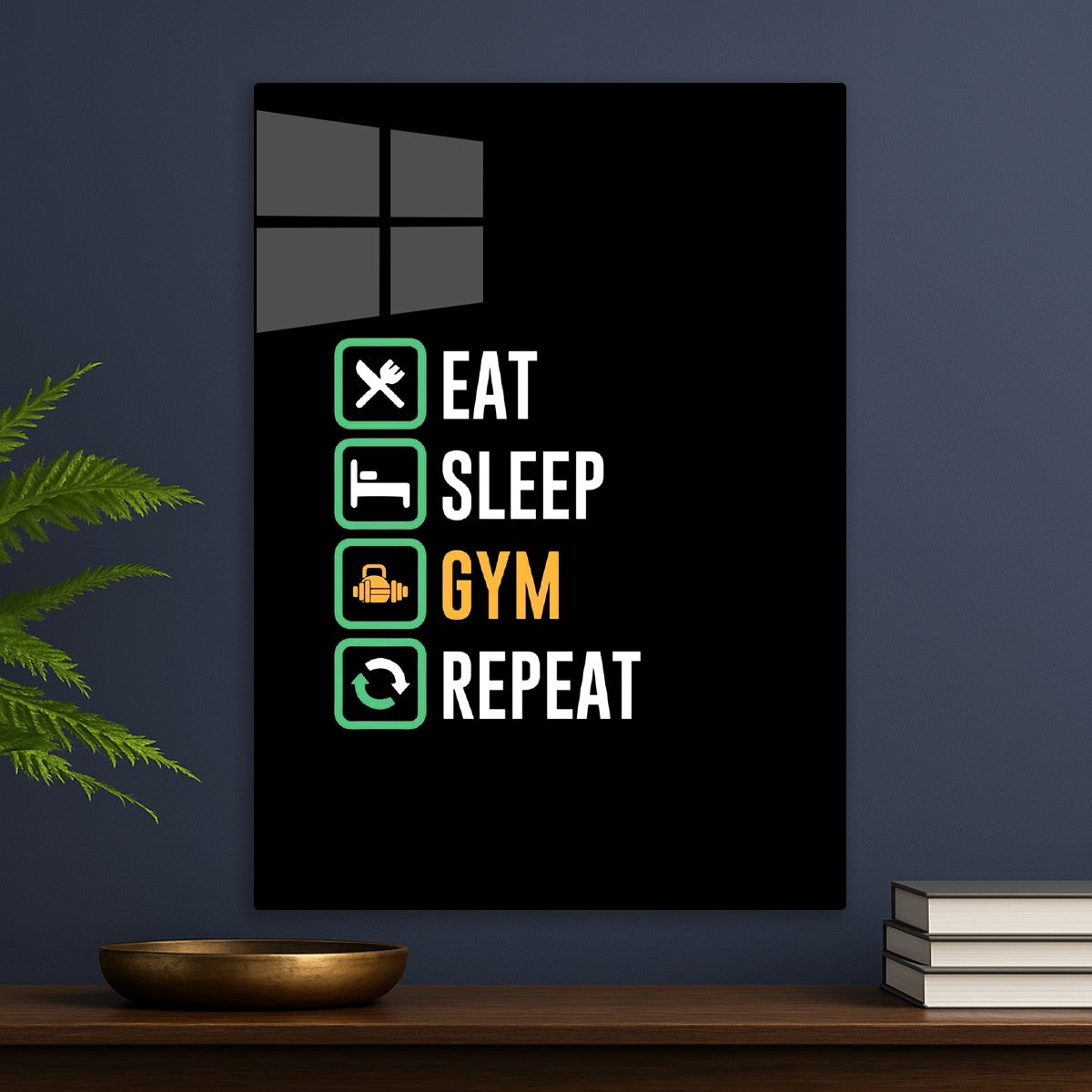 eat sleep gym repeat