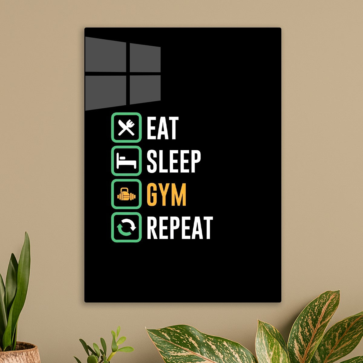 eat sleep gym repeat