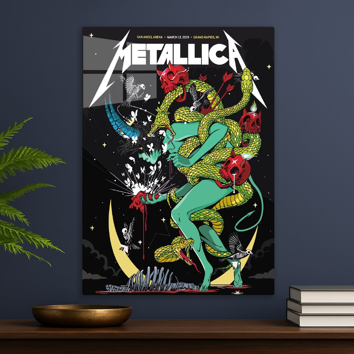Metallica Concert Poster Art