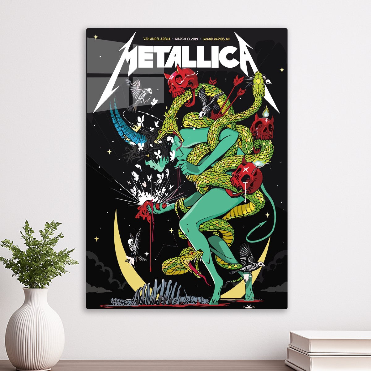 Metallica Concert Poster Art
