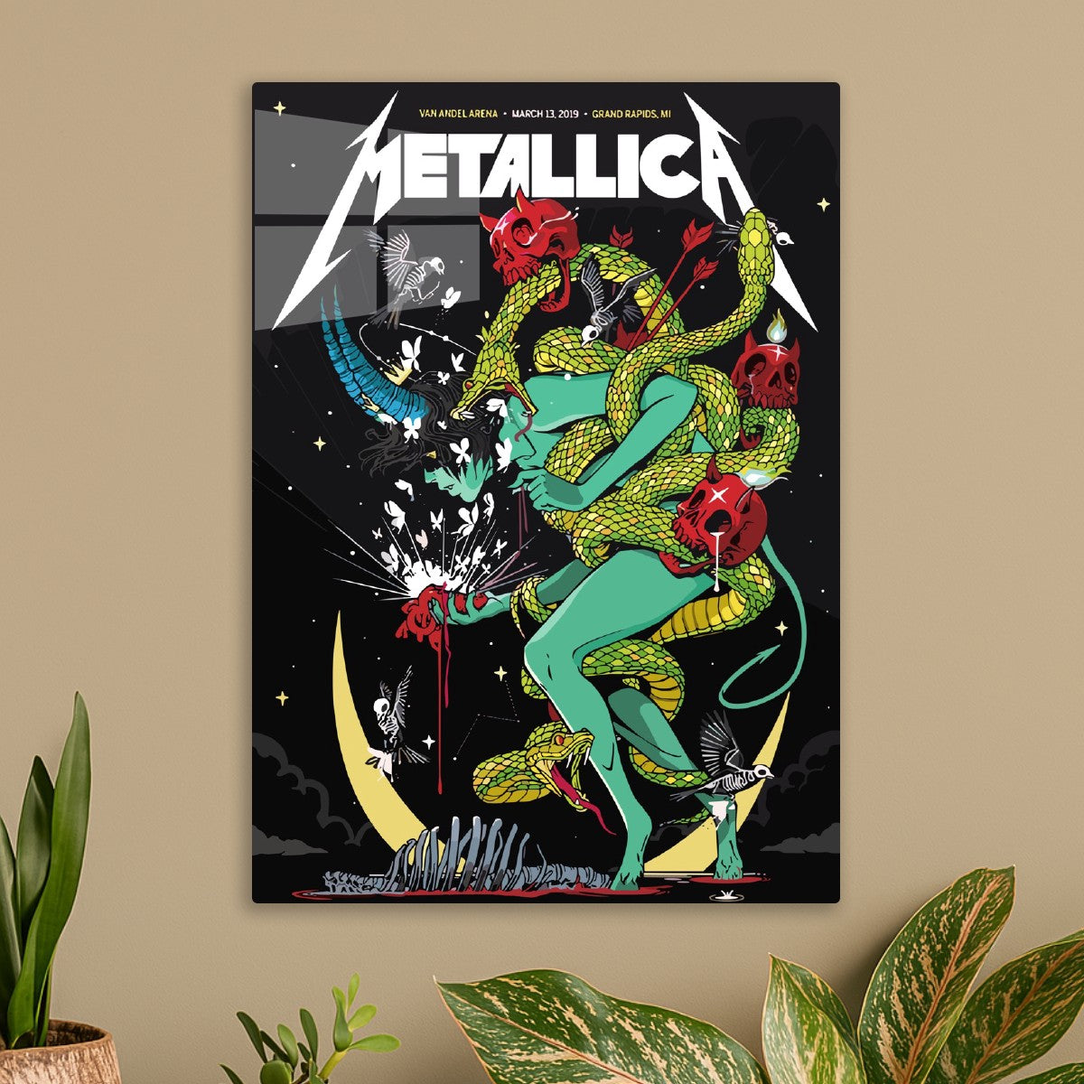 Metallica Concert Poster Art
