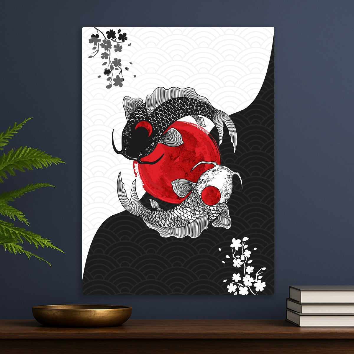 Koi Fish Yin Yang