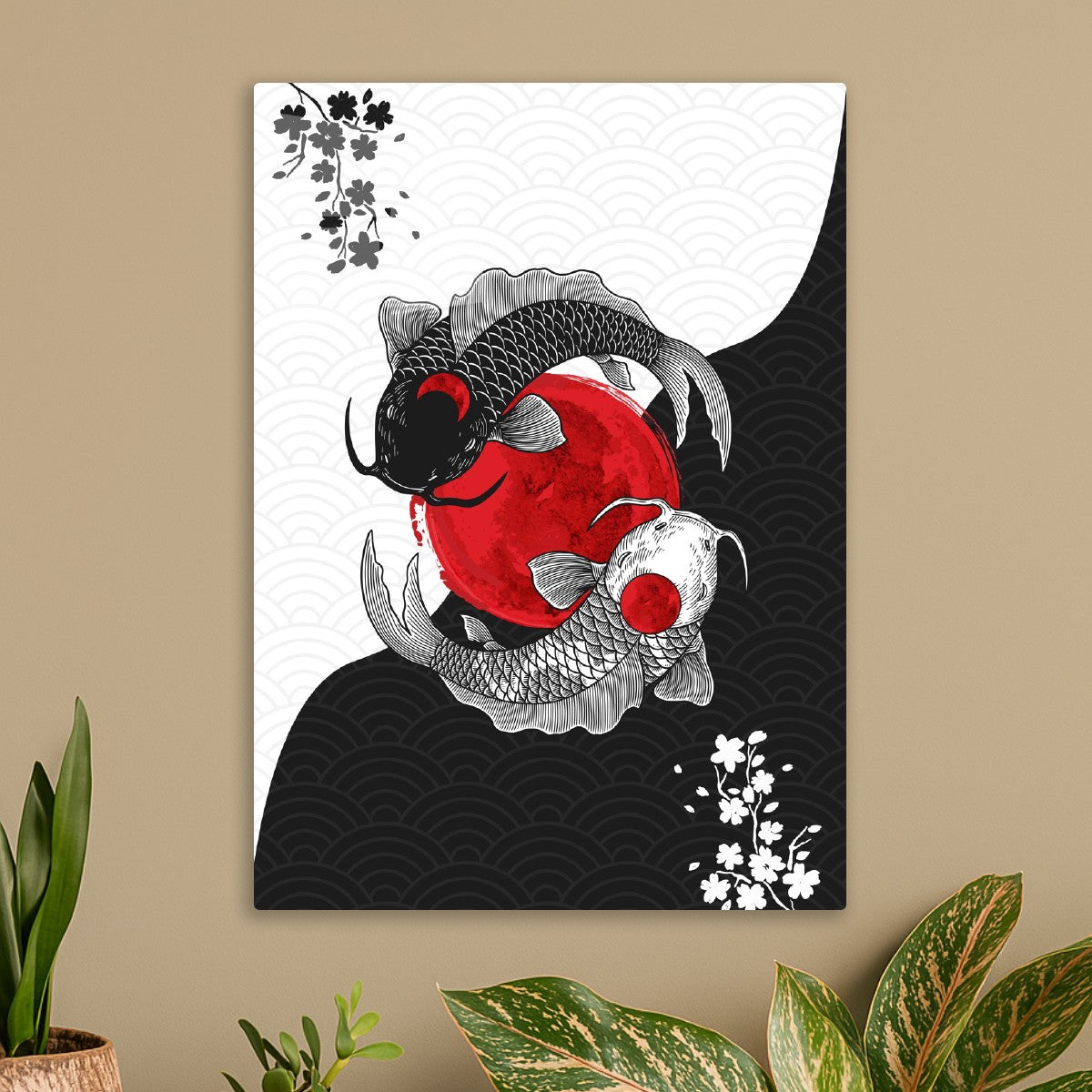 Koi Fish Yin Yang