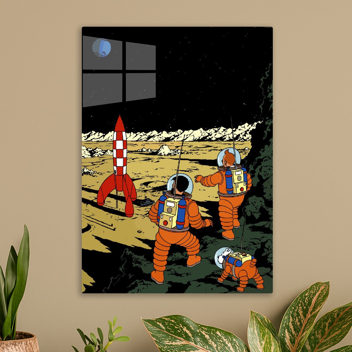 Tintin Explore The moon