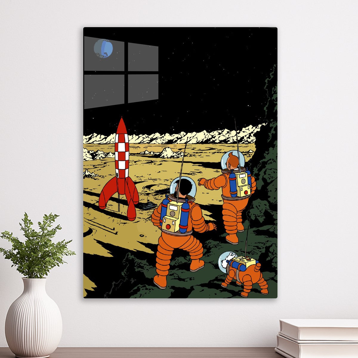 Tintin Explore The moon