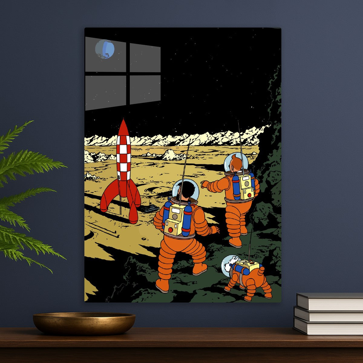 Tintin Explore The moon