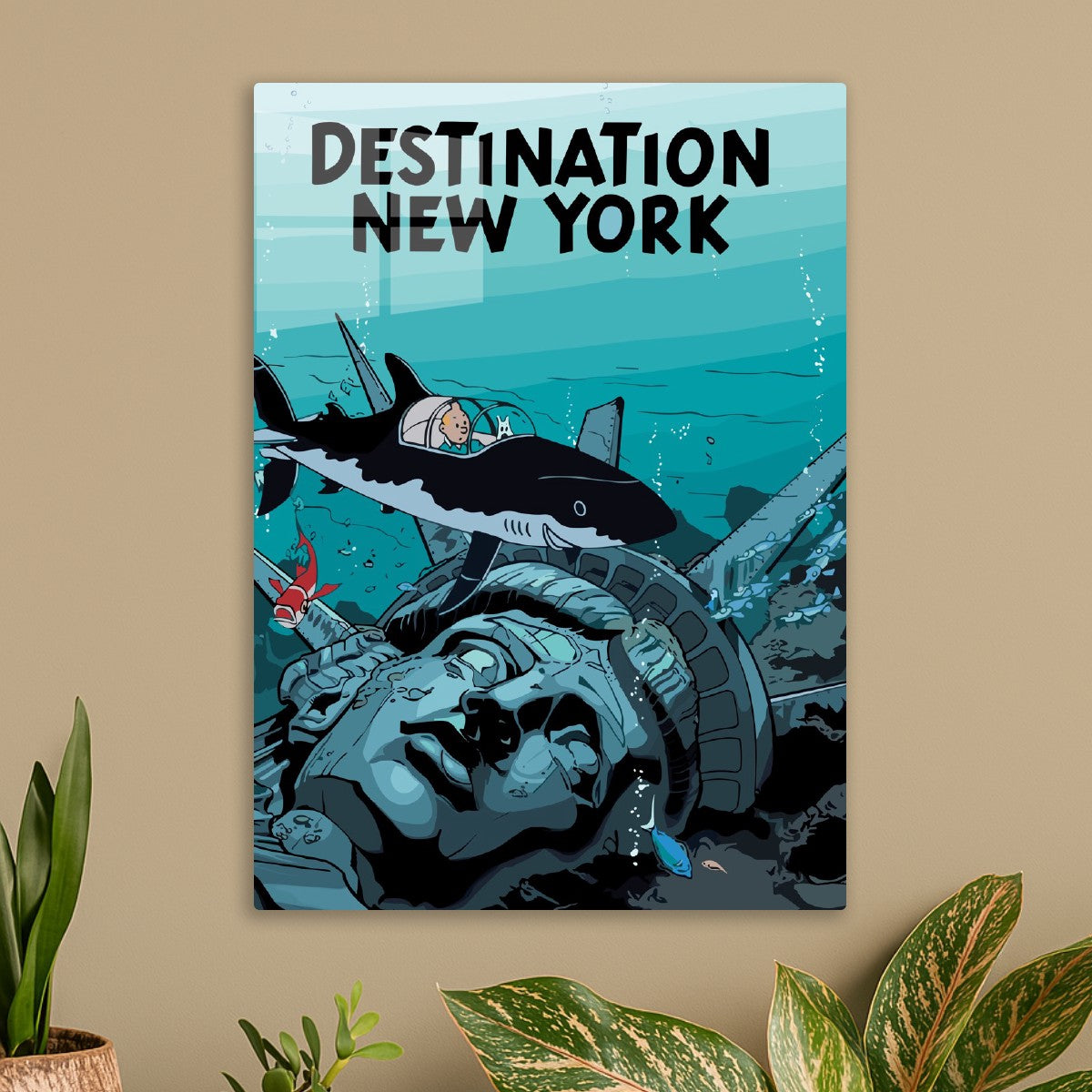 Tintin New York Destination