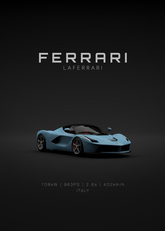 Ferrari LaFerrari Blue Front