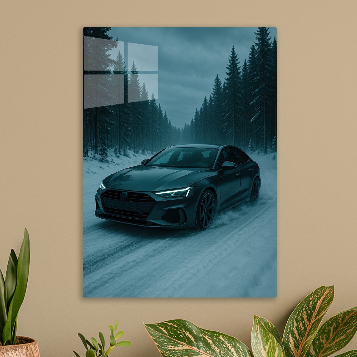 Car Driving in Forest