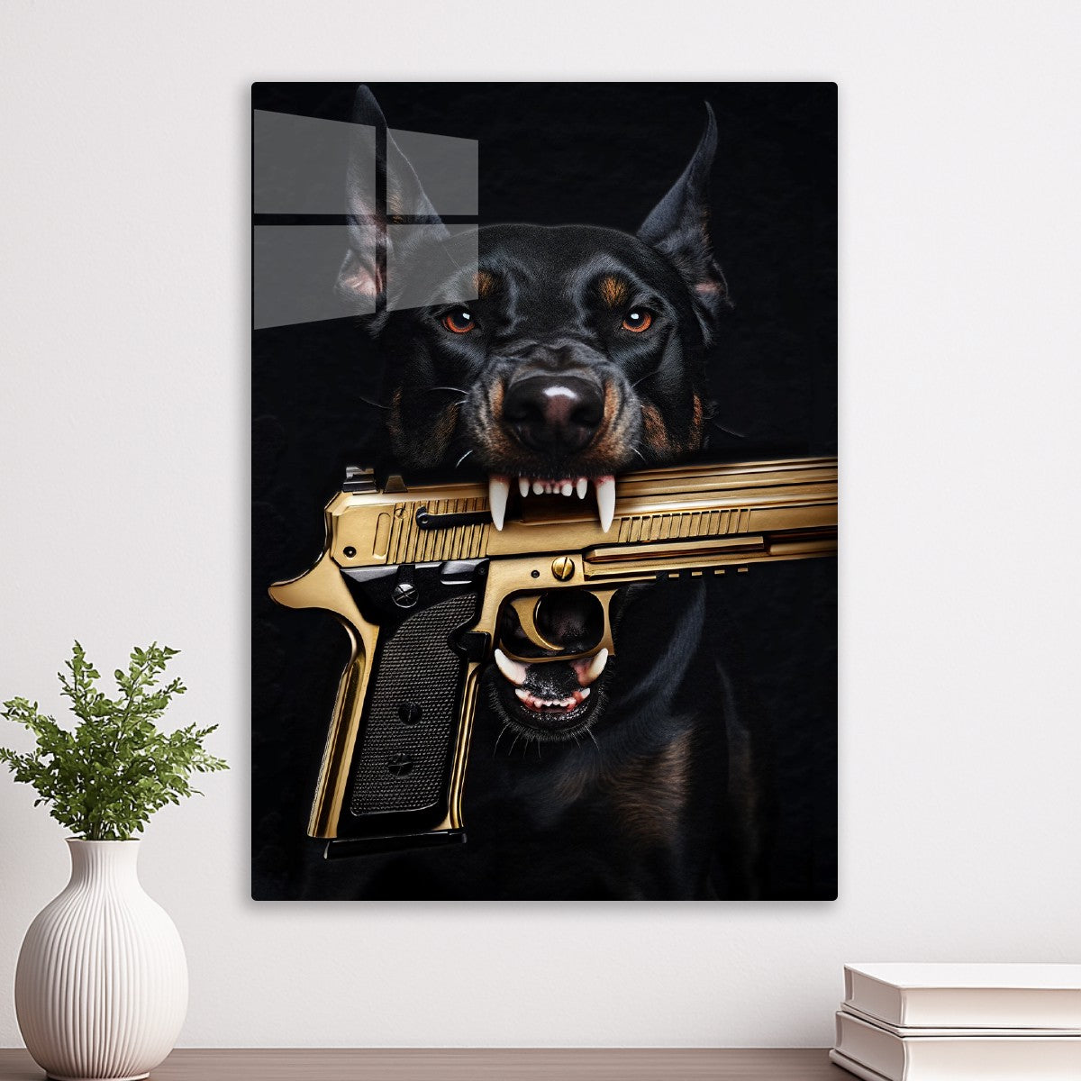 Doberman gun
