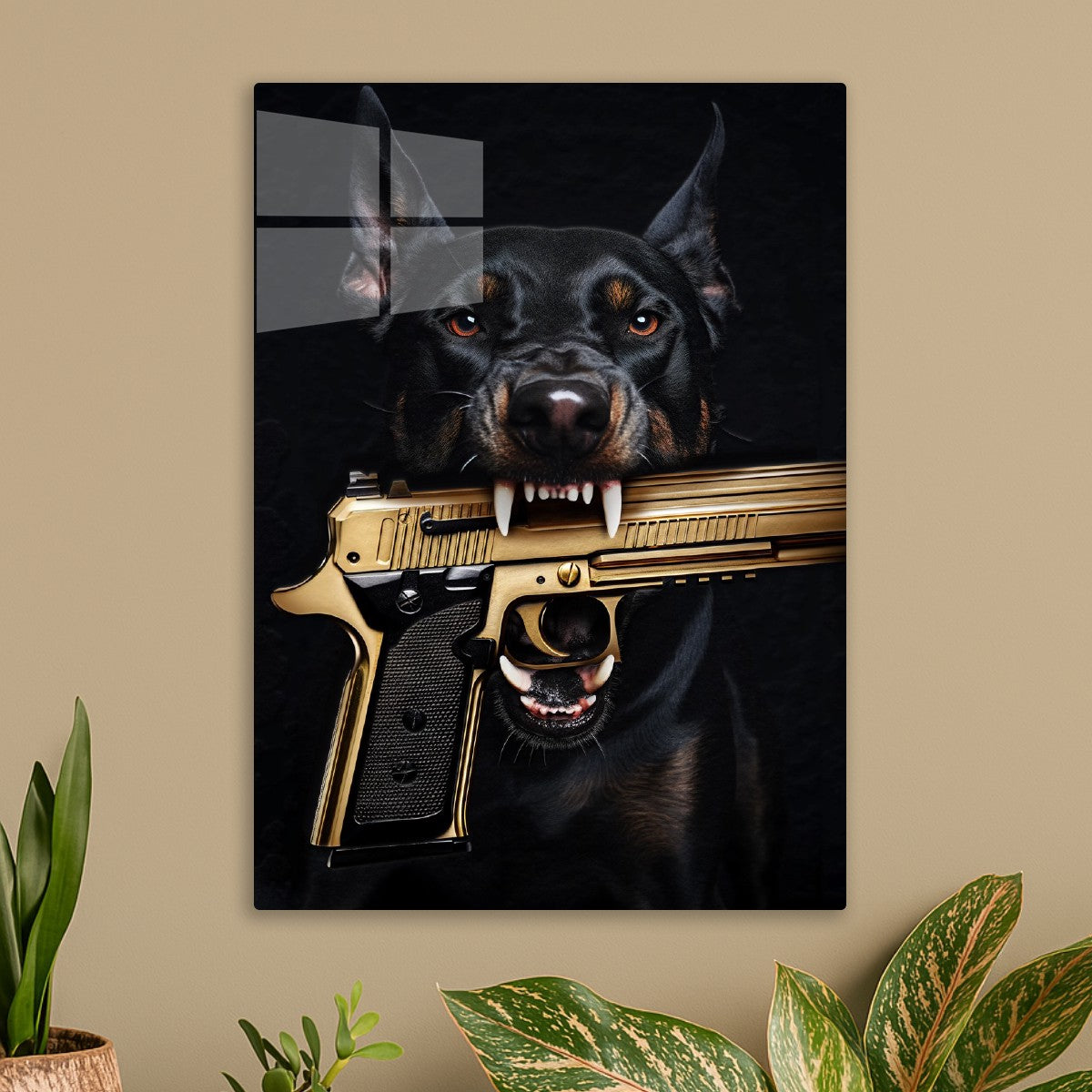 Doberman gun