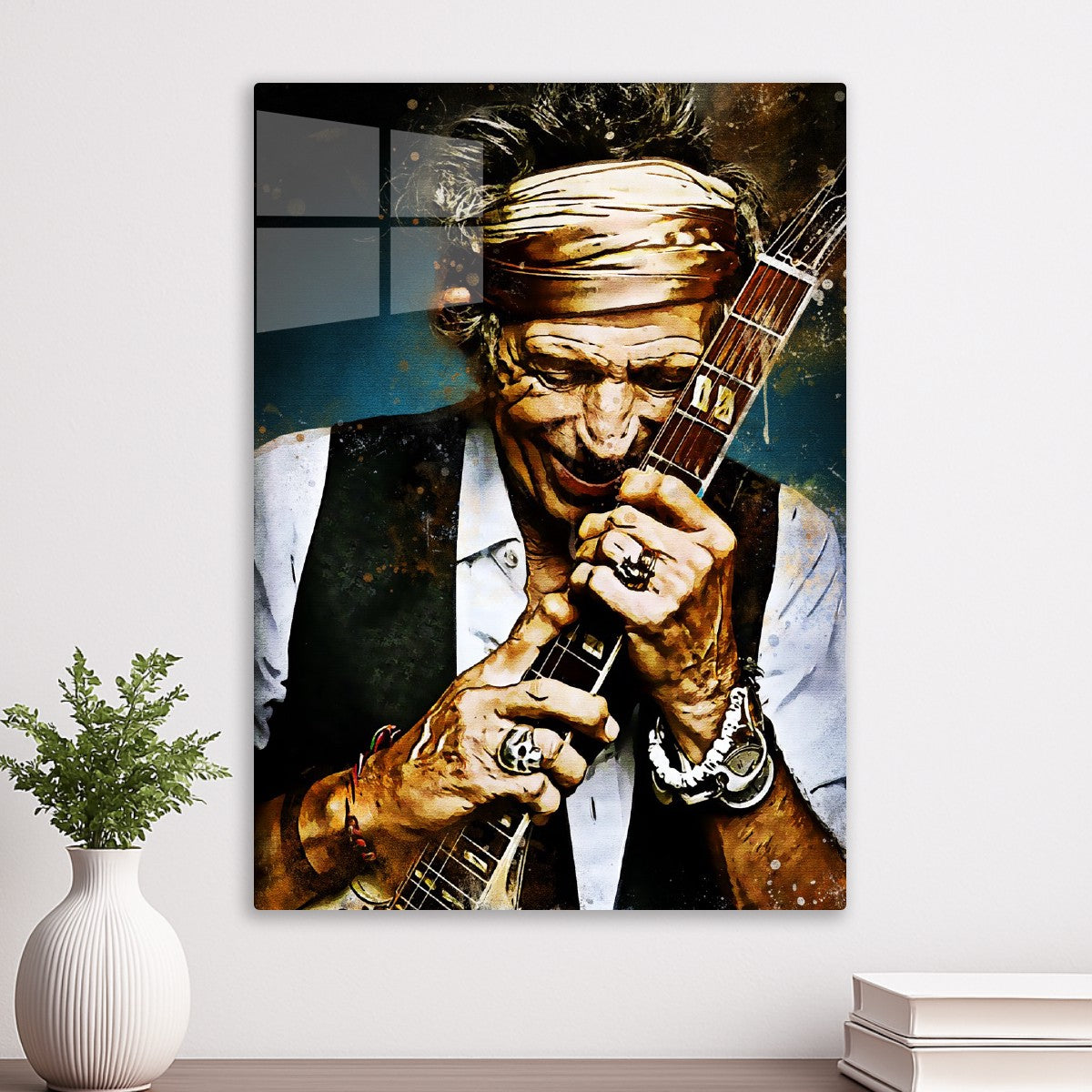 Iconic Rock Wall Art on Metal
