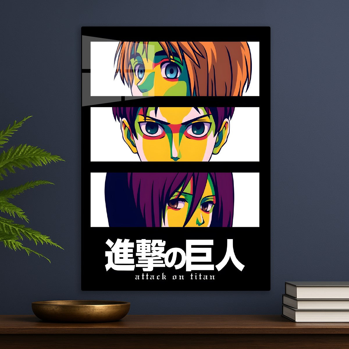 Attack on Titan Trio Pop Art