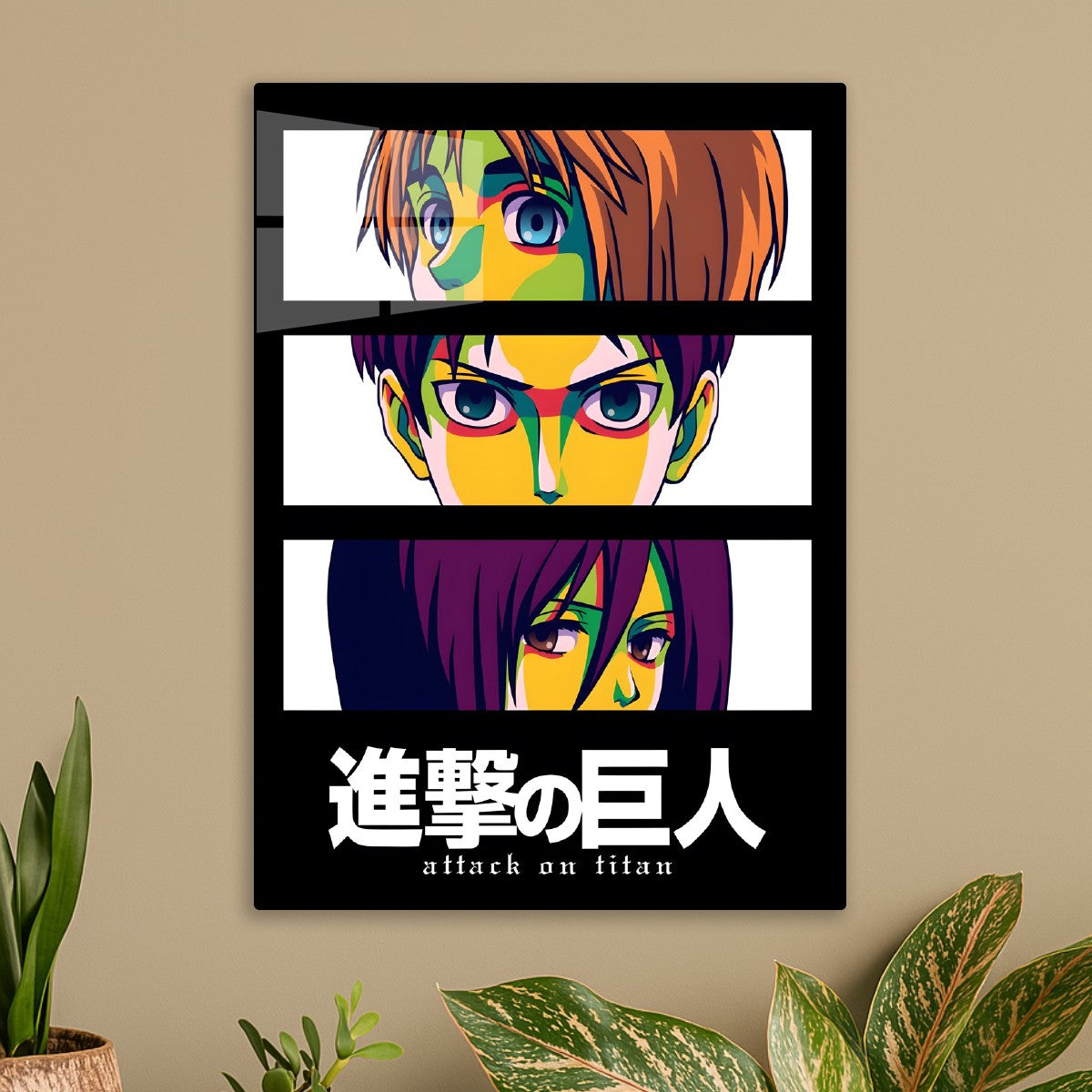 Attack on Titan Trio Pop Art