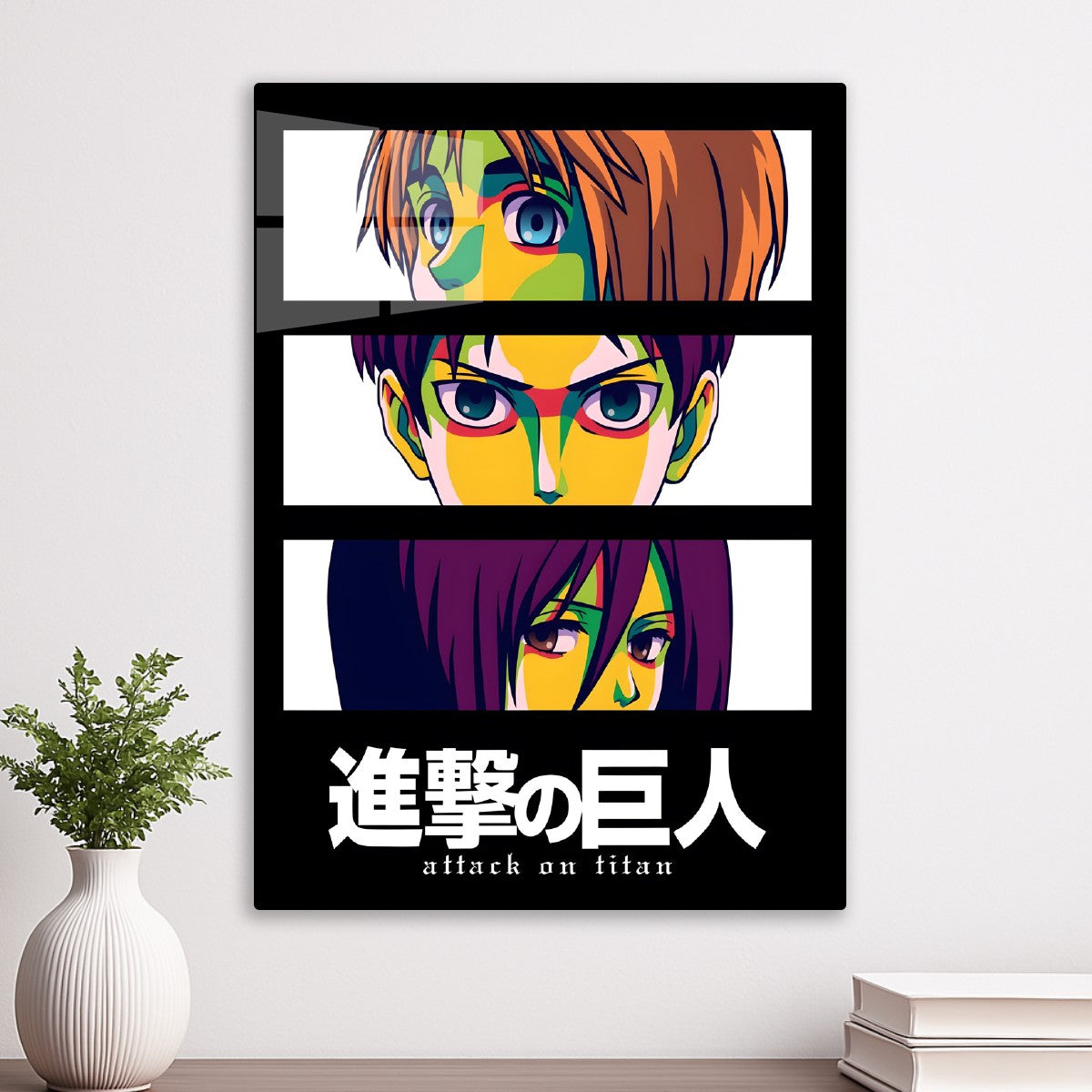 Attack on Titan Trio Pop Art
