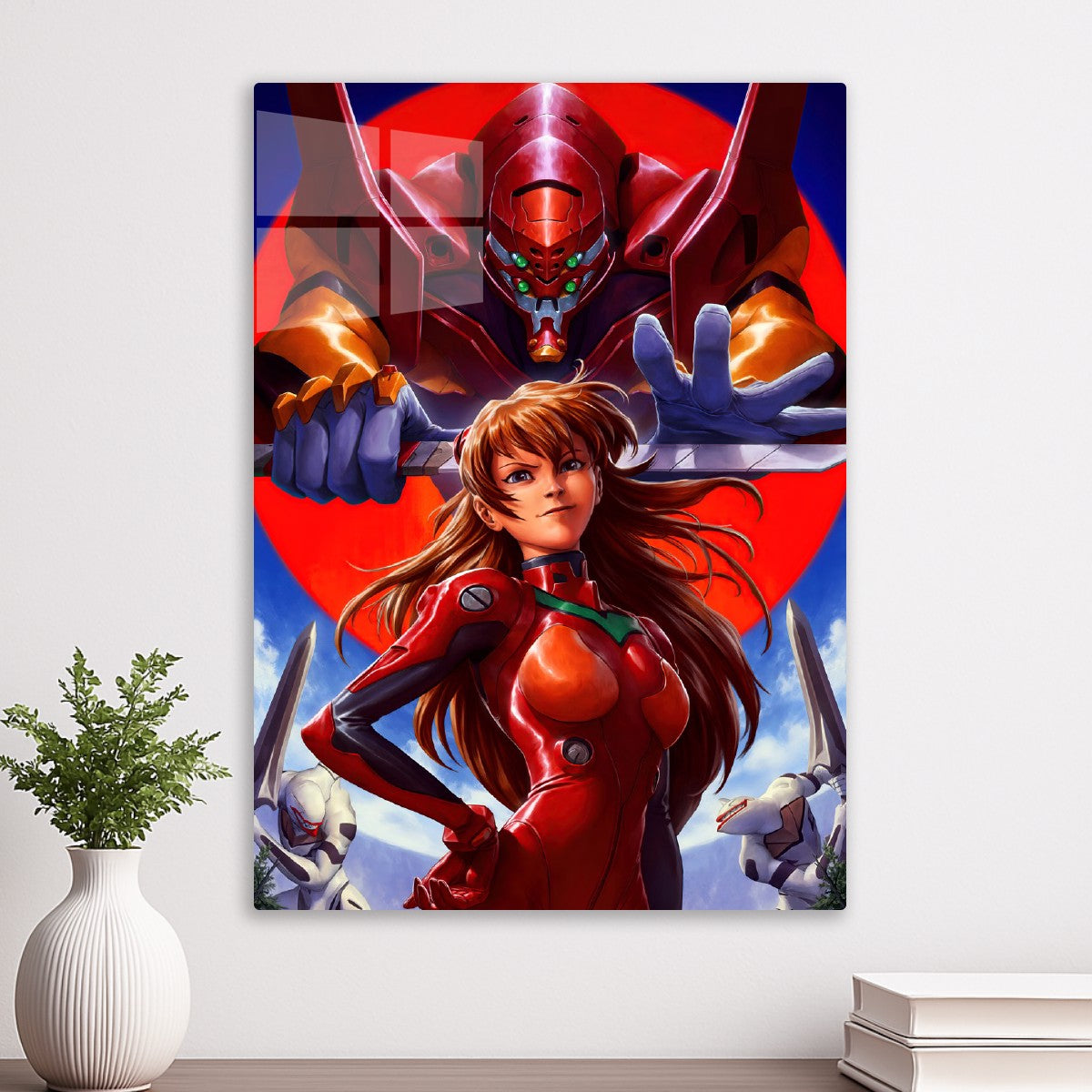 Asuka with Unit-02 Power