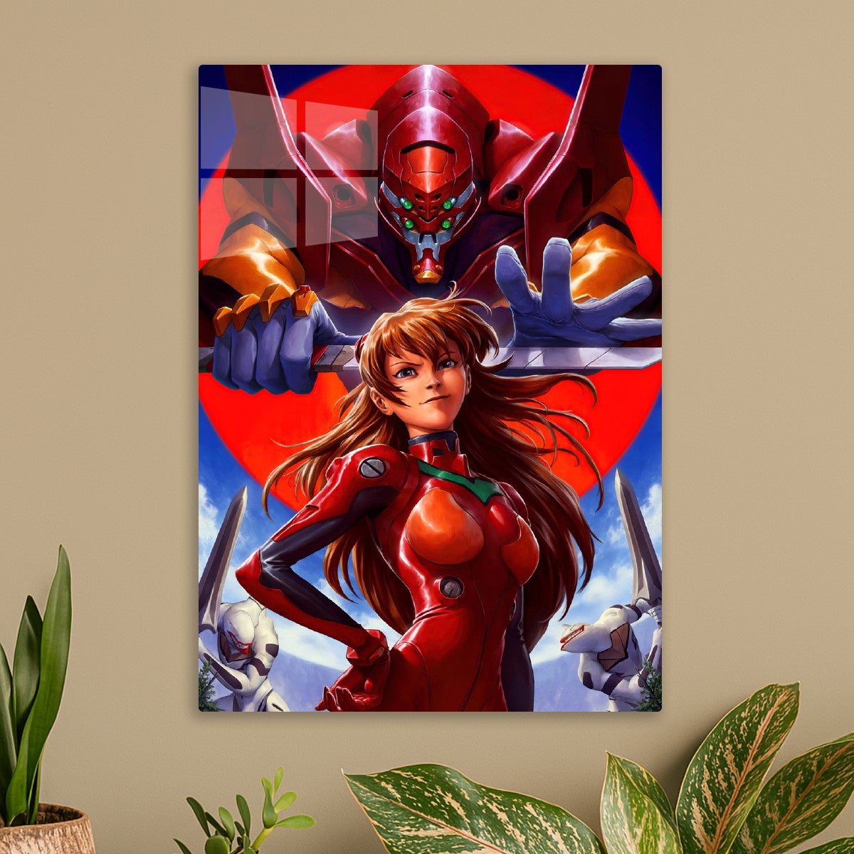 Asuka with Unit-02 Power