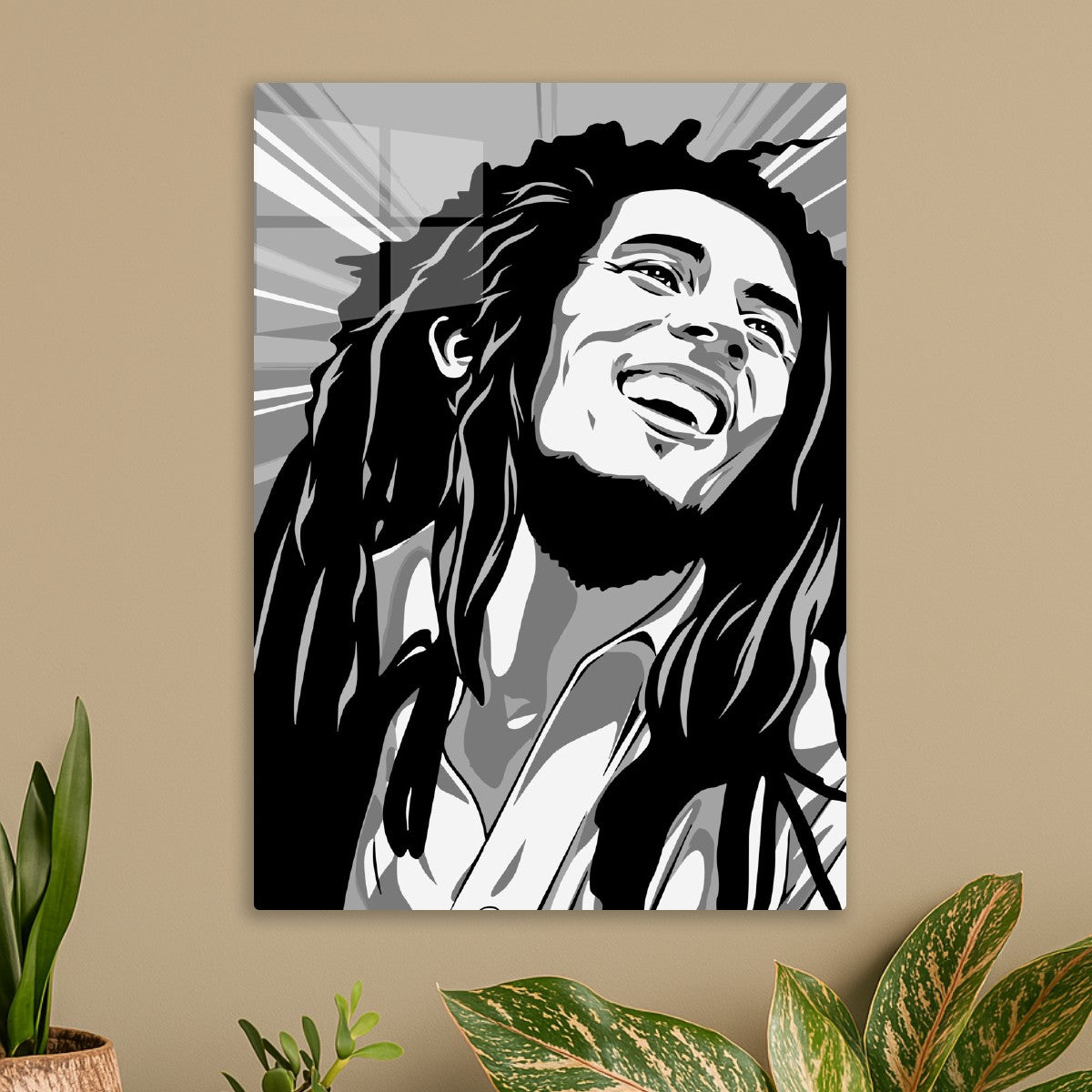 Bob Marley Fun Black and White